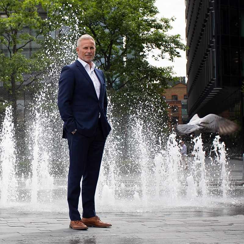 Portrait taken outside london office